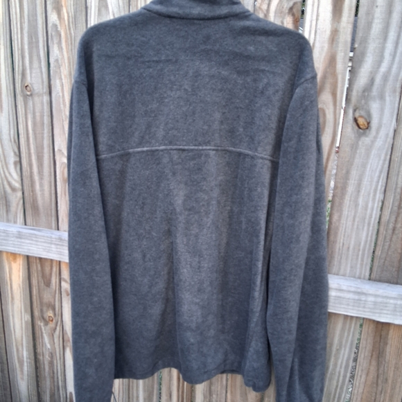 Columbia Men's Charcoal Zip-Up Sweater - Picture 3 of 3